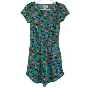 LuLaRoe Geometric Mae Dress Size 3-4